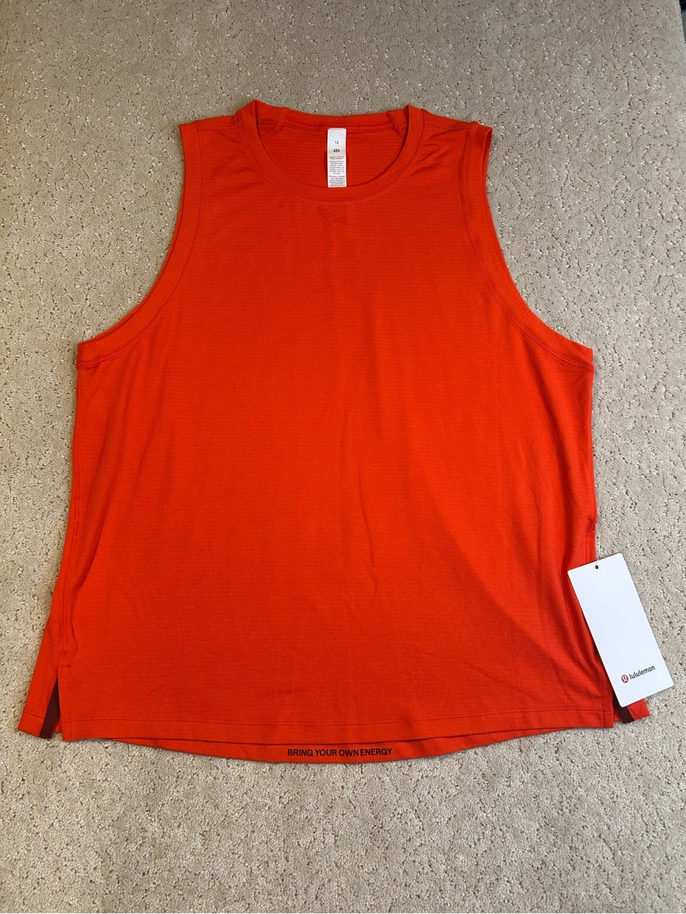 NWT Lululemon License to Train Classic-Fit Tank Top CRYE/CACH Sleeveless 12